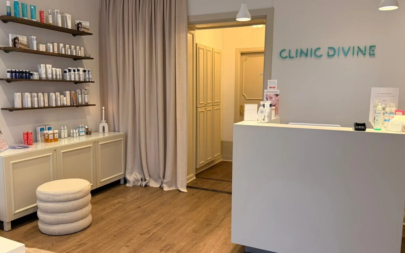 Behandlingsrum hos Clinic Divine Odenplan