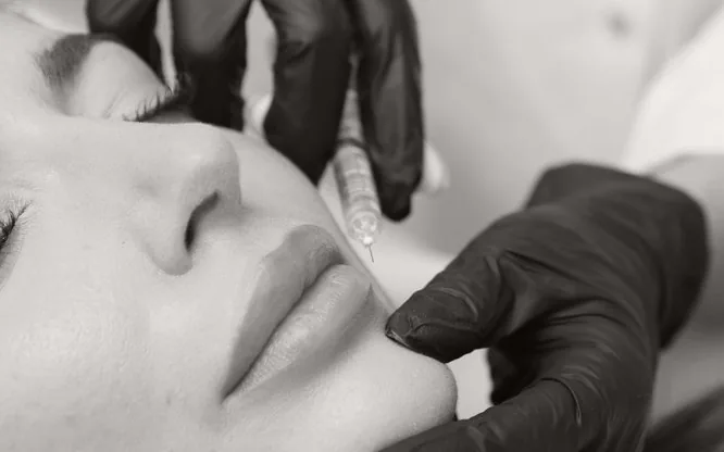 Fillerbehandling i läpparna hos Klinik Estetik Stockholm