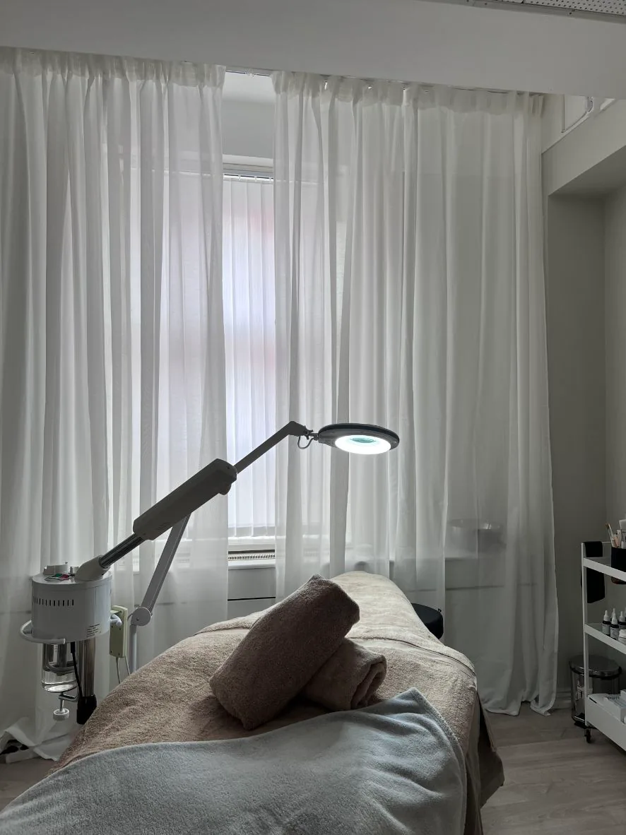 Behandlingsrum hos Skin Solutions på Kompanigatan i Malmö
